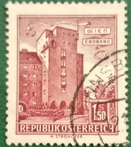 Австрия 1958. Архитектура. Жилое здание Рабенхоф район Эрдберг города Вена