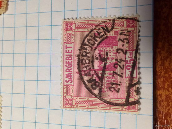 Марка Германия 1822 год