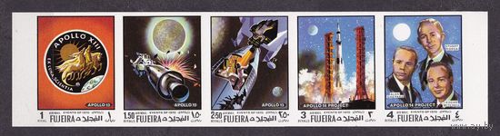 1970 Фуджейра 470b-474bstrip Программы Аполлон 13-14, Астронавты 15,00 евро