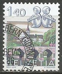 Швейцария. Знаки Зодиака. Близнецы. 1986г. Mi#1314.