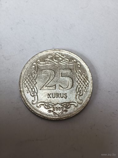 Турция 25 куруш 2009