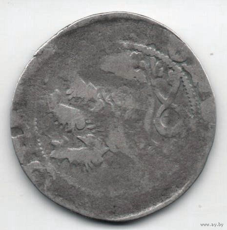 Город Прага. Королевство Богемия. 1 Пражский грош  1378-1386 гг. Масса 2.89 г. Король Вацлав IV (III)