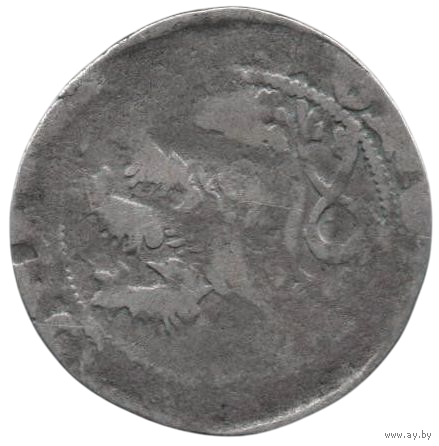 Город Прага. Королевство Богемия. 1 Пражский грош  1378-1386 гг. Масса 2.89 г. Король Вацлав IV (III)