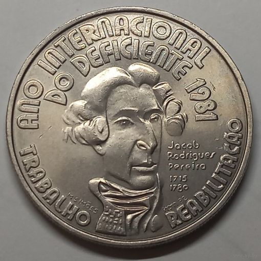 Португалия, 100 Эск. 1981 Якоб Родригес Перейра