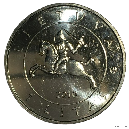 Литва 1 лит, 2010 - 600 лет Грюнвальдской битве [UNC]