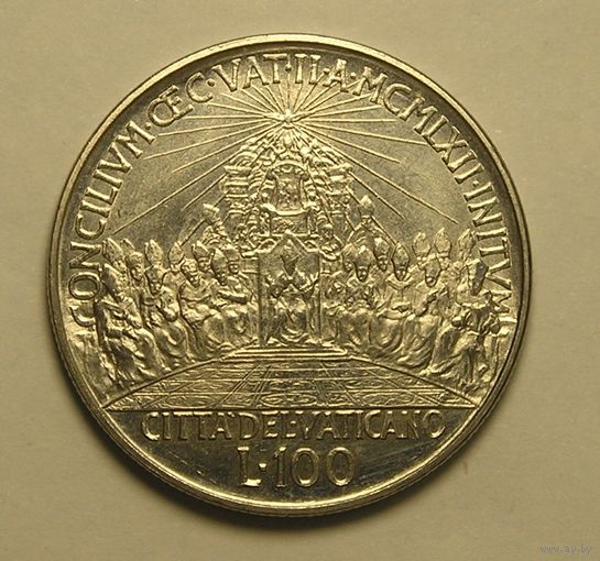 Ватикан, 100 Лир 1962 Consilium