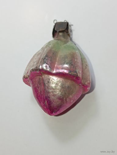 Наконечник на ёлку , винтаж , стекло , Колокольчик  , СССР . С рубля