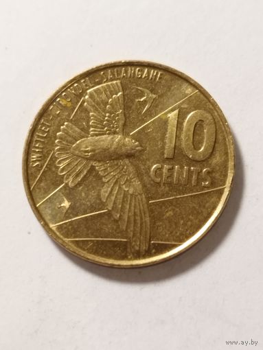 Сейшелы 10 центов 2016