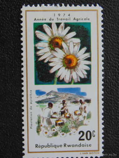 Руанда 1974г. Флора.