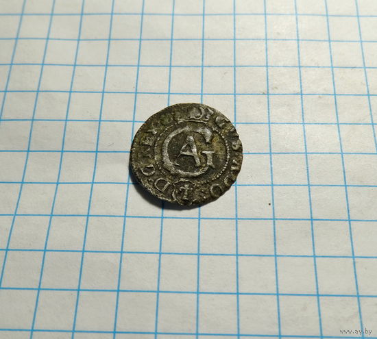 1 солид 1632 Густав II Адольф