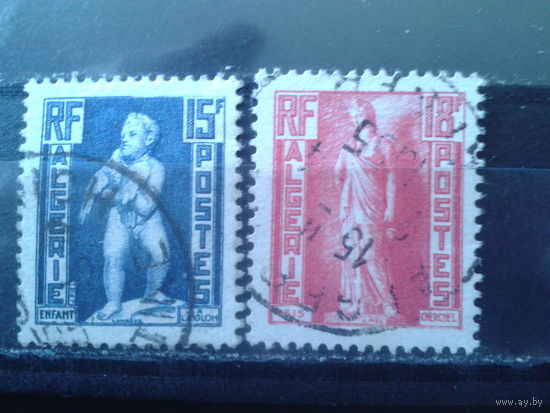 Алжир, колония Франции 1952 Статуи