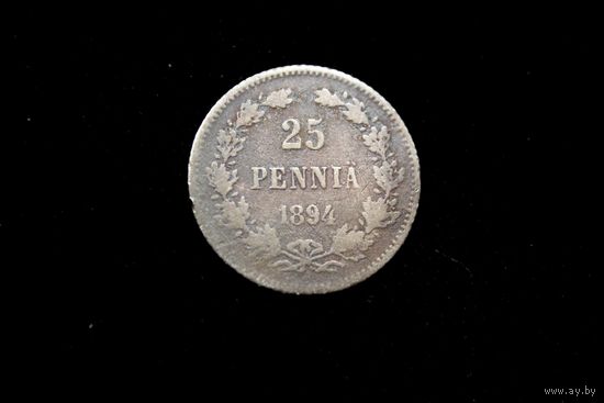 25 пенни 1894 г. Финляндия (Российская Империя), Александр III