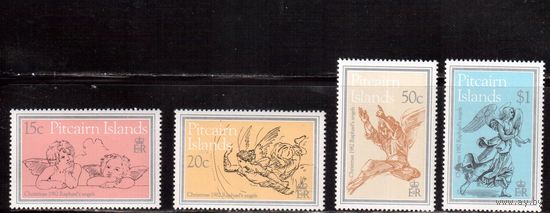 Питкерн-1982,(Мих.222-225)  ** , Рождество,