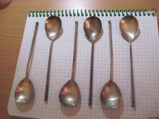 Ложки чайно-кофейные(6 шт, 13 см).