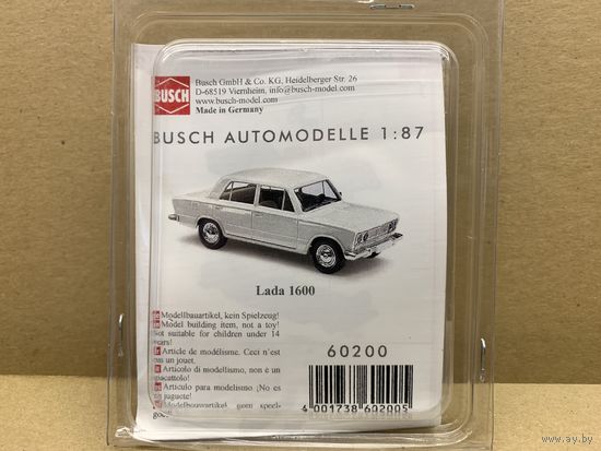 Lada 1600 Busch 60200 (kit). Масштаб НО 1:87.