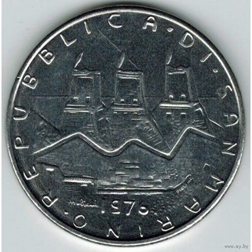 Сан-Марино 100 лир, 1976 Республика UNC