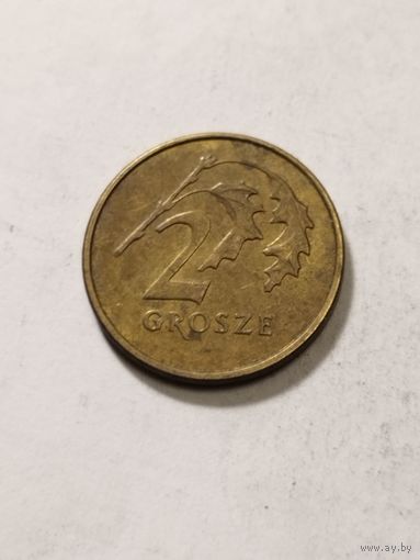 Польша 2 гроша 1998