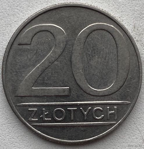 Польша 20 злотых 1988 г.