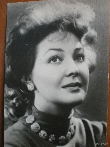 Киноартисты, Скобцева,  1959г."Московская ф-ка печат. ", подписана.