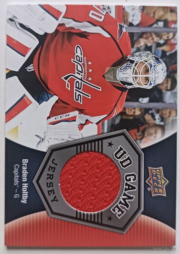 Хоккейная карточка НХЛ джерси Braden Holtby (Вашингтон)