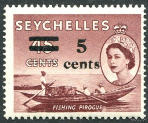 Сейшелы 1957 ** Рыбацкая пирога Британские колонии