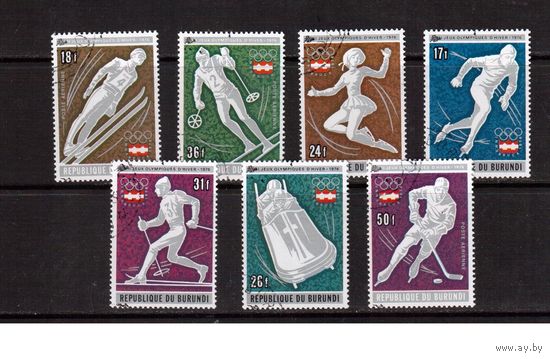 Бурунди-1976,(Мих.1449-1455) гаш., Спорт, ОИ-1976