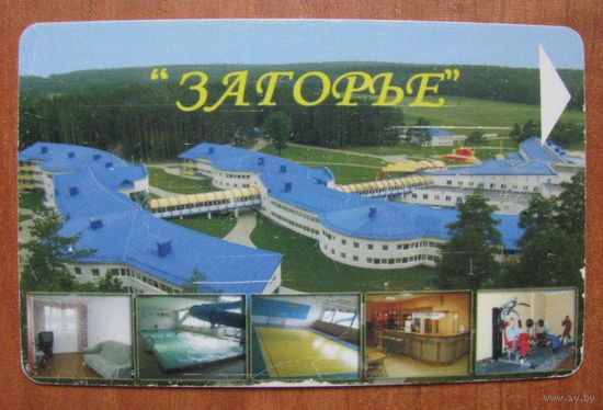 Телефонная карта 2010 г. Загорье, номер 165 .