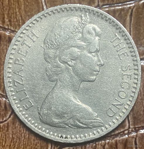 Монета 2 1/2 шиллинга - 25 центов 1964 год. Родезия (ныне Зимбабве). Елизавета II