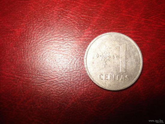 1 цент 1991 года Литва