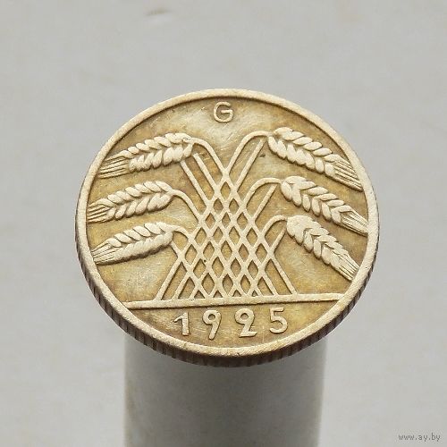 Германия 10 рейхспфеннигов 1925 G