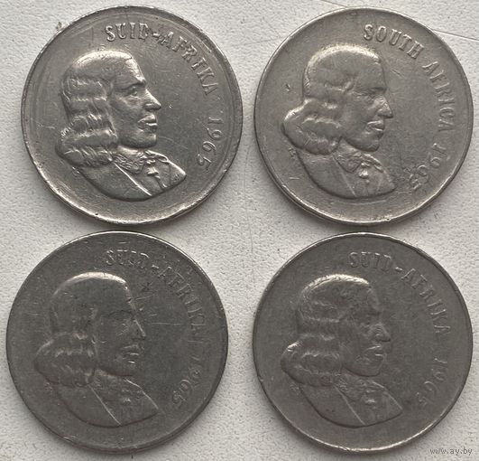 ЮАР 20 центов 1965 г. Suid Afrika. Цена за 1 шт.