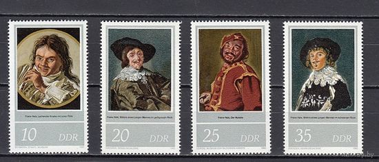 ГДР-1980,(Мих.2343-2346) **, Искусство, Живопись,(полная серия)