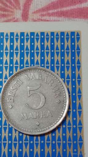 5 марок 1922 Эстония