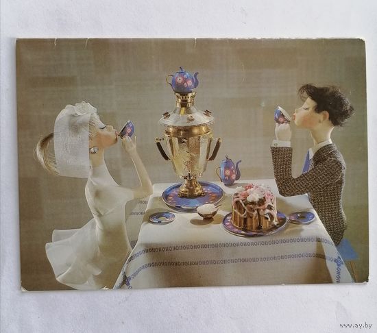 Открытка из СССР 1987г, Чистая.
