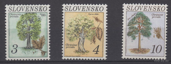 Словакия 1993 Природа Флора - Деревья серия **