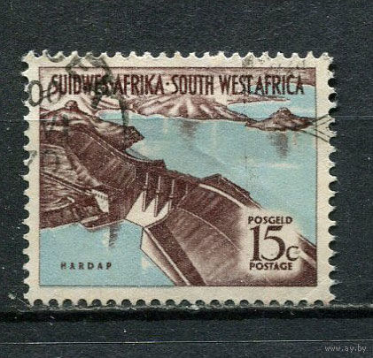 Юго-Западная Африка - 1965/1971 - Дамба 15С - [Mi.348] - 1 марка. Гашеная.  (LOT Gy8)-T3P52
