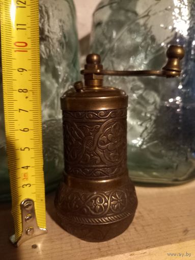 Мельница мини для специй или кофемолка, металл
