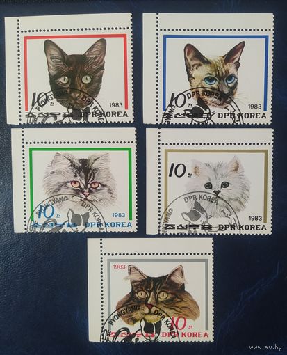КНДР 1983 Котики.