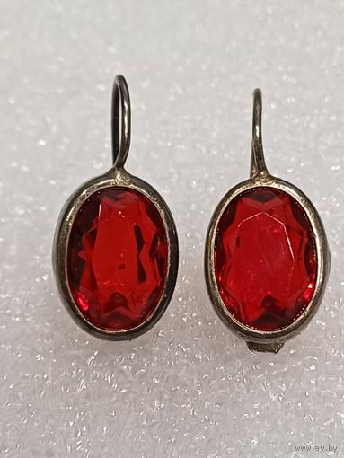 Все лоты с 1р.Редкие 875проба Серьги