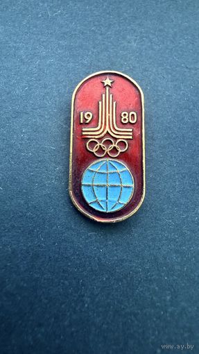 Значок Олимпиада 1980