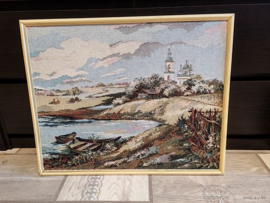 С рубля! Картина "Подмосковный пейзаж"