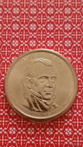 США 1 доллар 2009 E. 11 президент