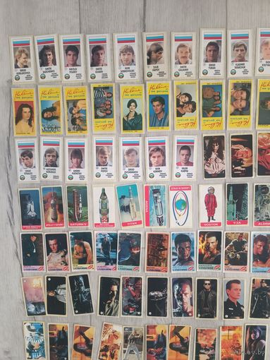 Наклейки от жвачек 400+ штук