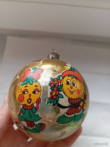 Ёлочная игрушка СССР "Чиполлино"