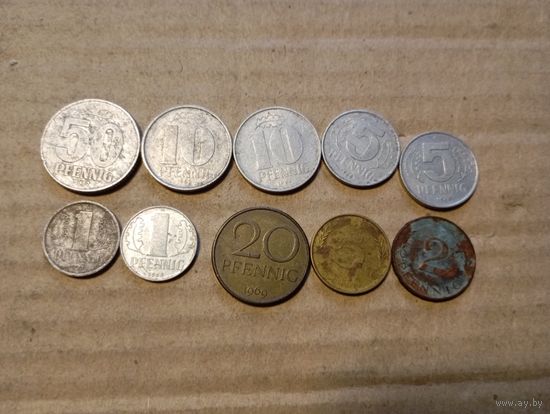 10 монеток германии