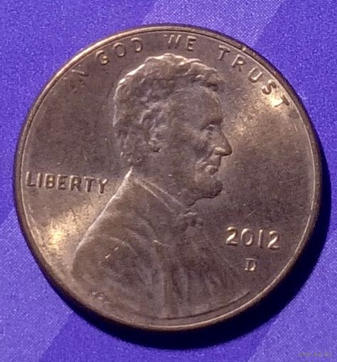 1 цент 2012  США