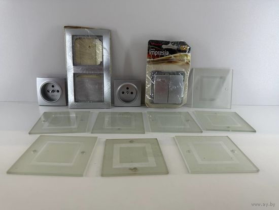 Выключатель, розетки и накладки