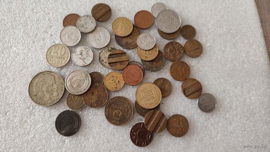 Монеты СССР,200 лотов с 1 рубля!!!