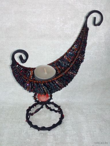 Подсвечник из бисера