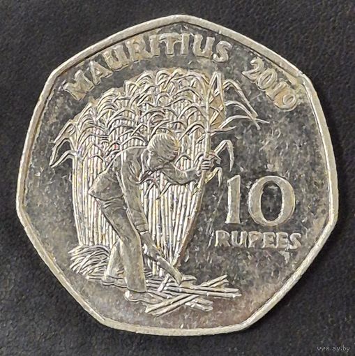 10 рупий, Республика Маврикий, 2019 год